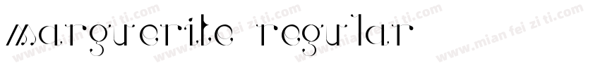 Marguerite Regular字体转换